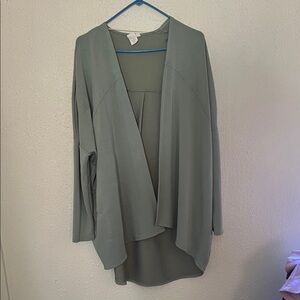 Sea moss green cardigan